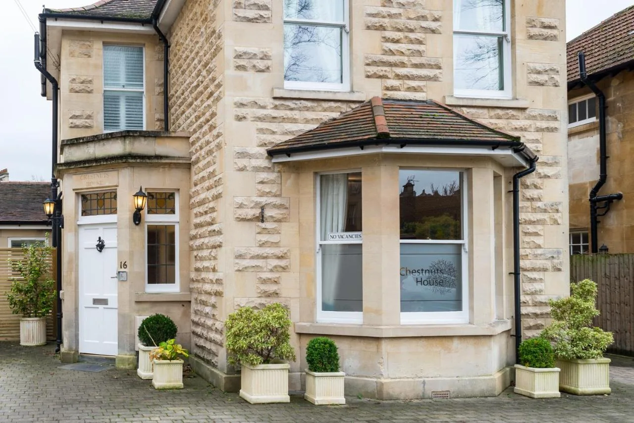 a house with a window on the side of it at Chestnuts House Boutique B&B in Bath