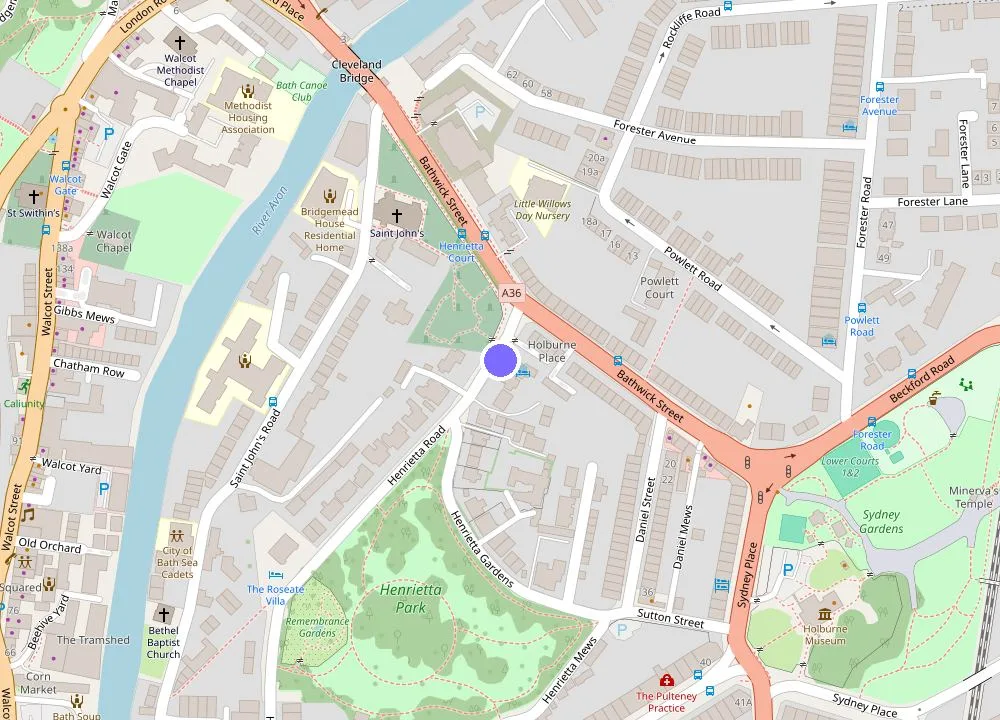 Map: Chestnuts House Boutique B&B